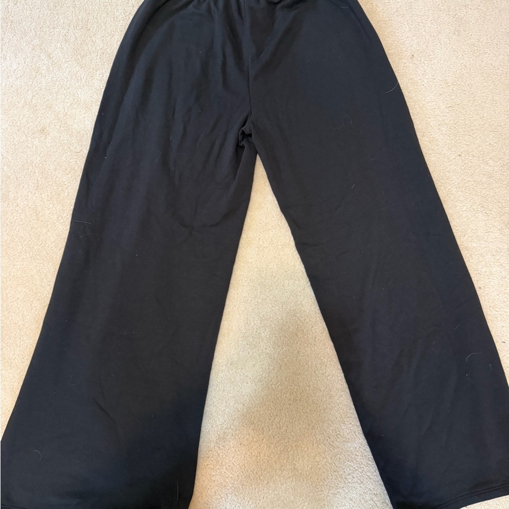 Black Wide-Leg Pants